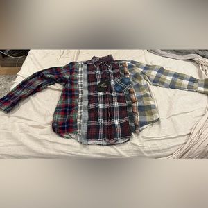Needles 7 cuts flannel shirt. Size Large